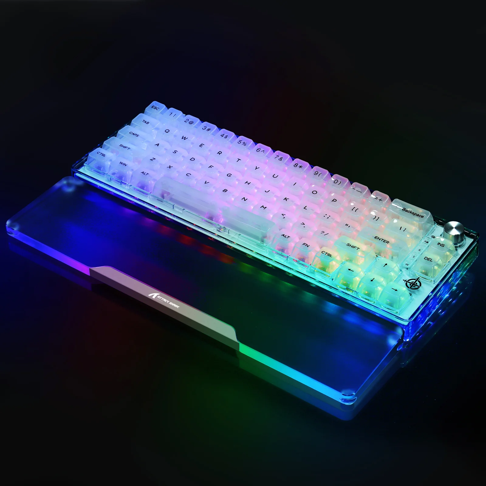 ATTACK SHARK 68 KEYS ACRYLIC WRIST REST - Image 23