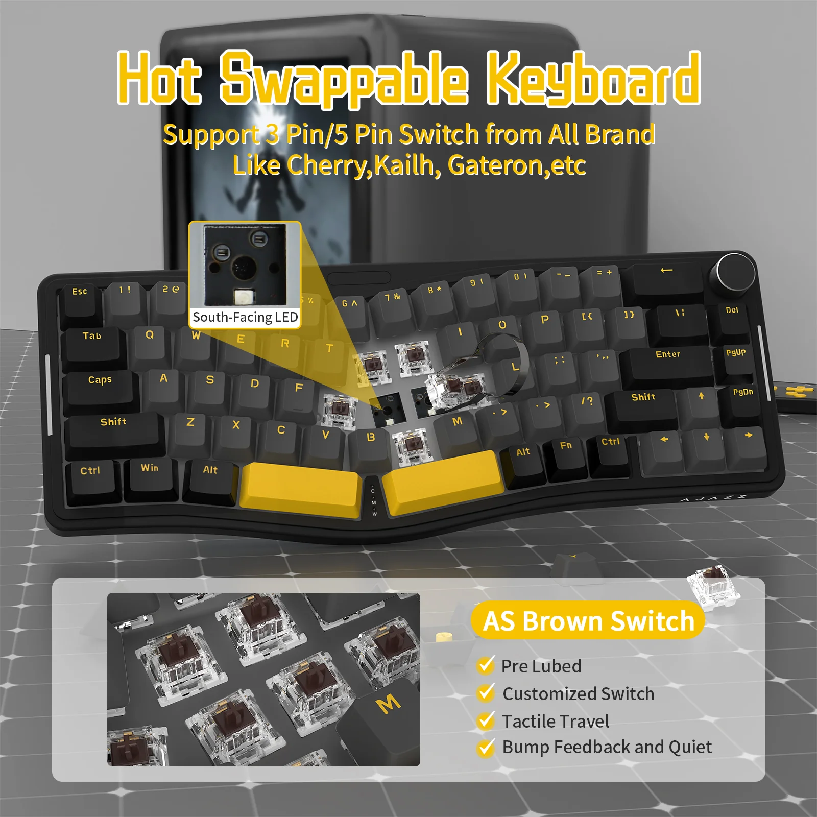 ATTACK SHARK x AJAZZ AKS068 Alice Mechanical Keyboard - Image 5