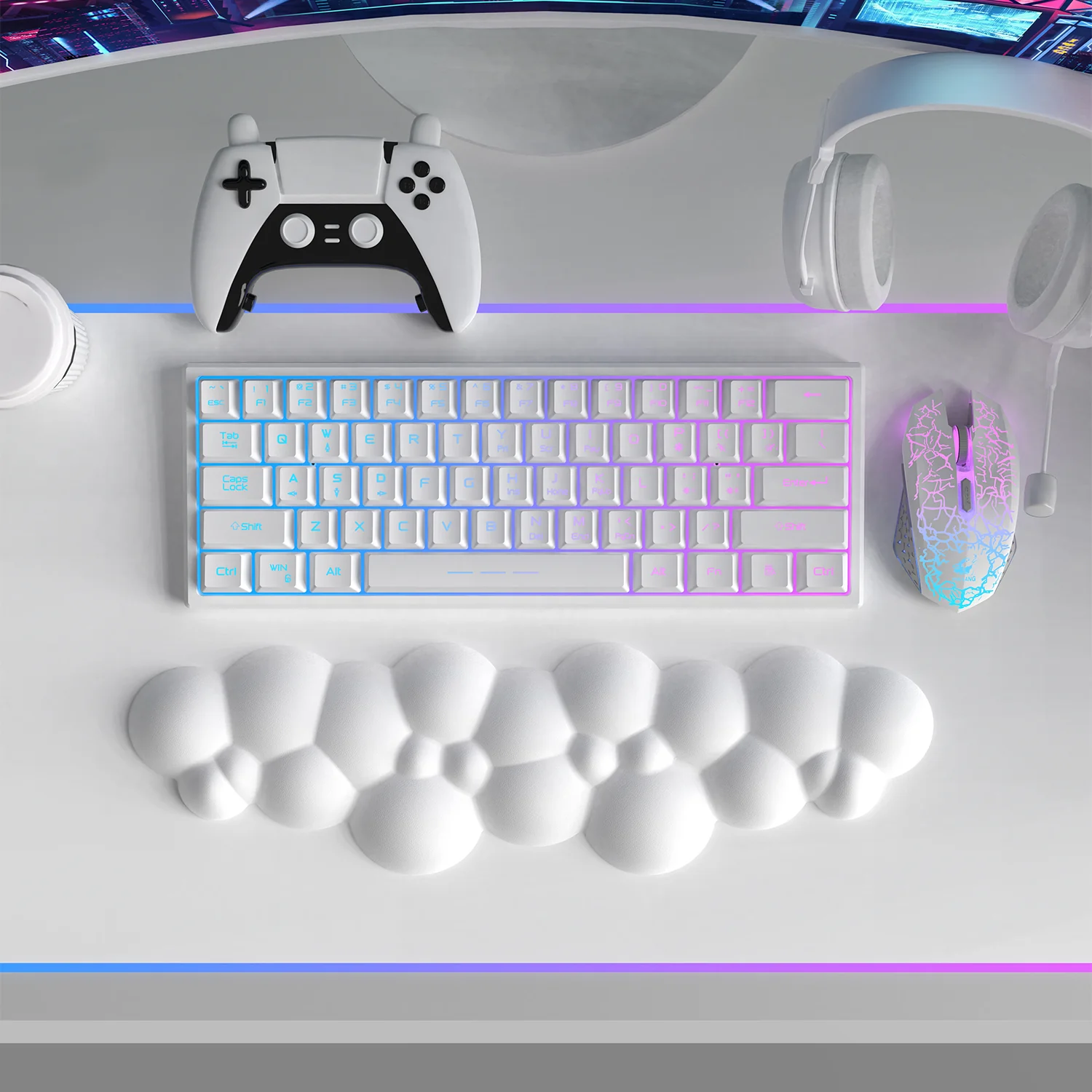 ATTACK SHARK Cloud Keyboard Wrist Rest - Image 10
