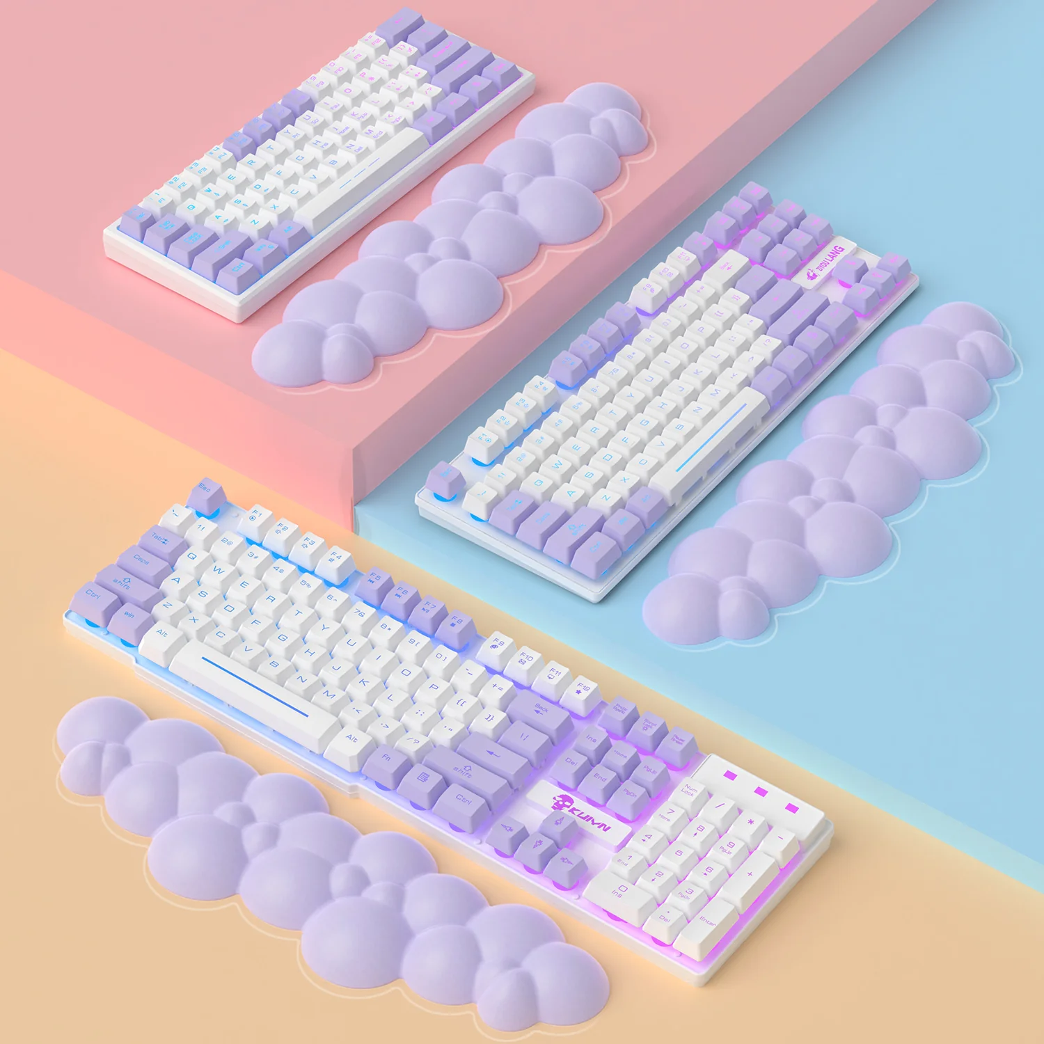 ATTACK SHARK Cloud Keyboard Wrist Rest - Image 48