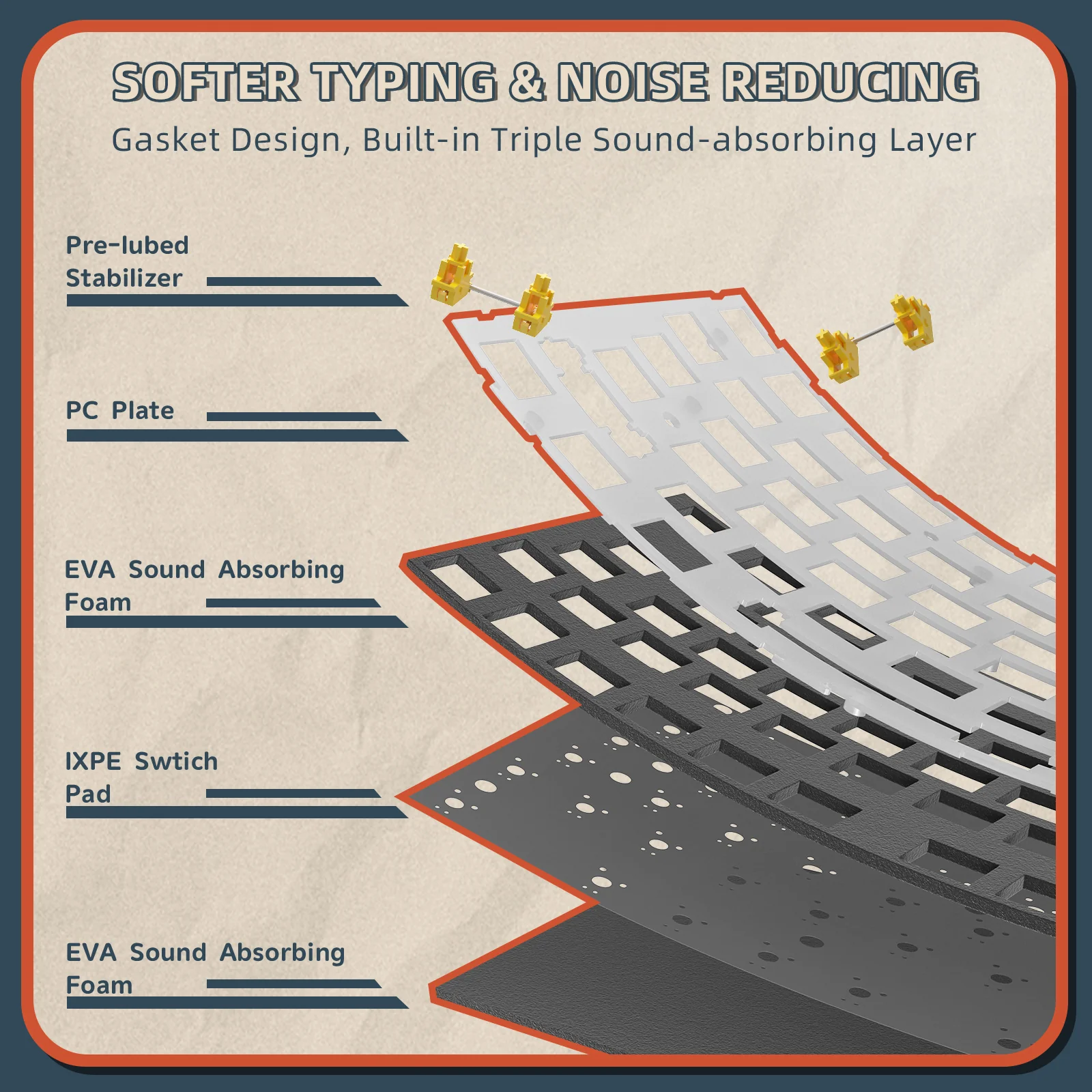 ATTACK SHARK K86 Wireless Mechanical Keyboard - Image 16